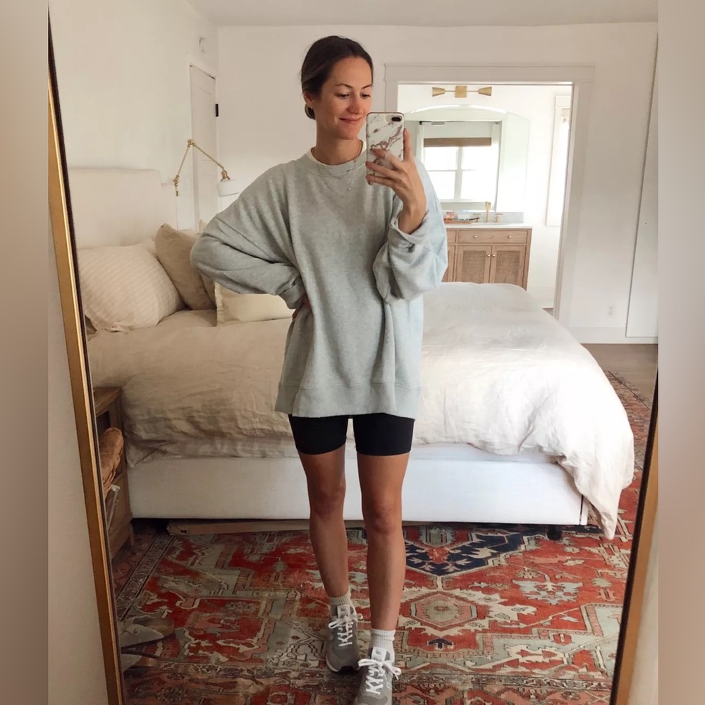 Aerie down to earth crew sweatshirt
